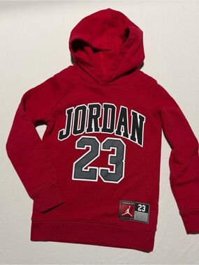 Jordan Kids Hooded Sweatshirt with 23 Graphic